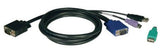 TRIPP LITE KVM CABLE PS2/USB/VGA-B040/B042 SERIES 6F/1.83M P780-006